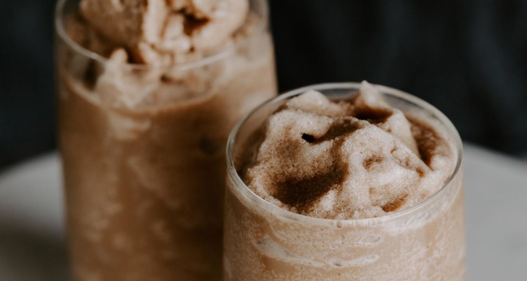 frozen coffee slushy