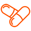 Vitamin capsules icon